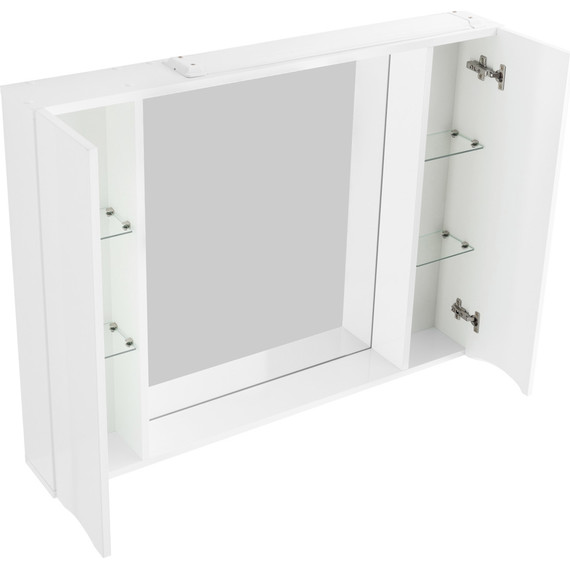 Зеркало-шкаф BelBagno 100 см MARINO-SPC-1000/750-2A-BL-P, Bianco Lucido - 5 Зеркало-шкаф BelBagno 100 см MARINO-SPC-1000/750-2A-BL-P, Bianco Lucido фото 5