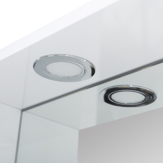 Зеркало-шкаф BelBagno 90 см MARINO-SPC-900/750-1A-BL-P-L, Bianco Lucido фото 12