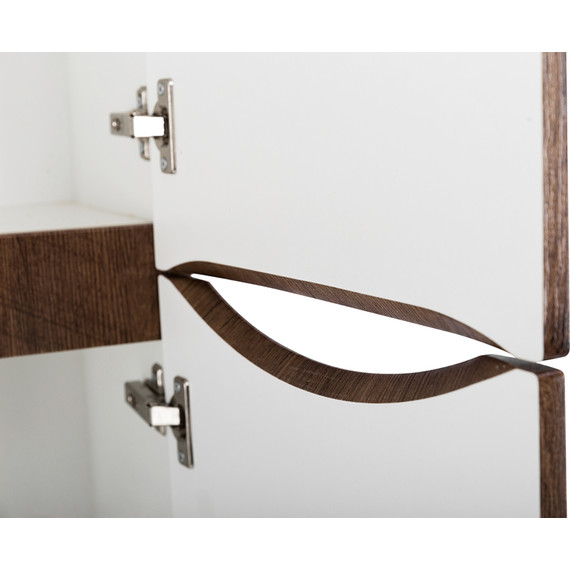 Пенал подвесной BelBagno FLY-MARINO-1500-2A-SC-RW-P-R 40 см, правый, Rovere Moro фото 6