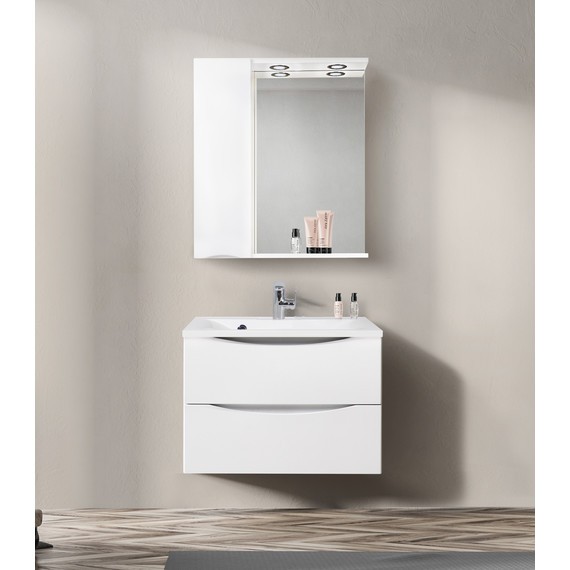 Зеркало-шкаф BelBagno 70 см MARINO-SPC-700/750-1A-BL-P-L, Bianco Lucido - 12 Зеркало-шкаф BelBagno 70 см MARINO-SPC-700/750-1A-BL-P-L, Bianco Lucido фото 12