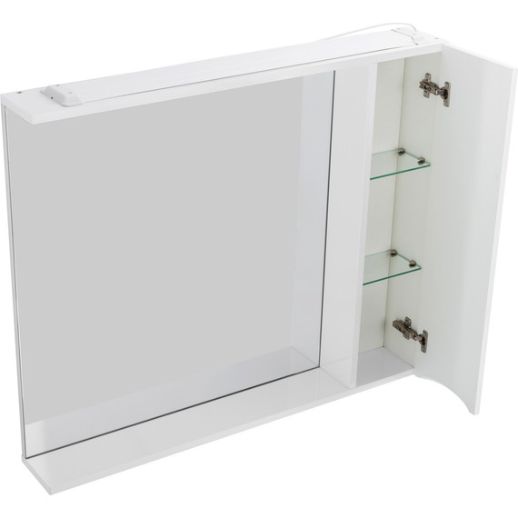 Зеркало-шкаф BelBagno 90 см MARINO-SPC-900/750-1A-BL-P-R, Bianco Lucido - 7 Зеркало-шкаф BelBagno 90 см MARINO-SPC-900/750-1A-BL-P-R, Bianco Lucido фото 7