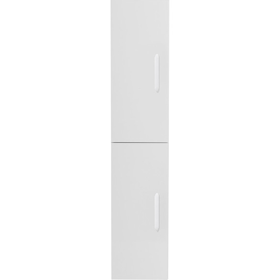 Пенал подвесной BelBagno AURORA-1600-2A-SC-BL-P-L 35 см, левый, Bianco Lucido фото 2