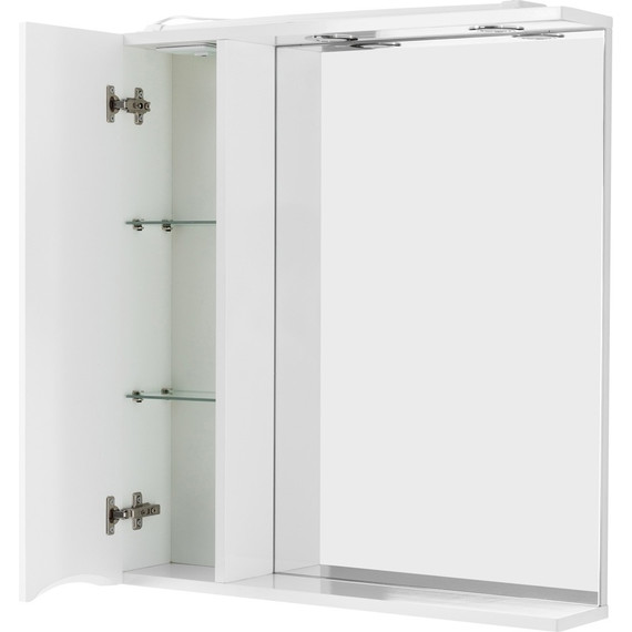 Зеркало-шкаф BelBagno 70 см MARINO-SPC-700/750-1A-BL-P-L, Bianco Lucido - 4 Зеркало-шкаф BelBagno 70 см MARINO-SPC-700/750-1A-BL-P-L, Bianco Lucido фото 4