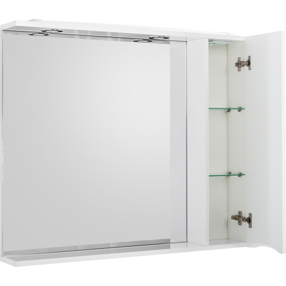 Зеркало-шкаф BelBagno 80 см MARINO-SPC-800/750-1A-BL-P-R, Bianco Lucido - 5 Зеркало-шкаф BelBagno 80 см MARINO-SPC-800/750-1A-BL-P-R, Bianco Lucido фото 5