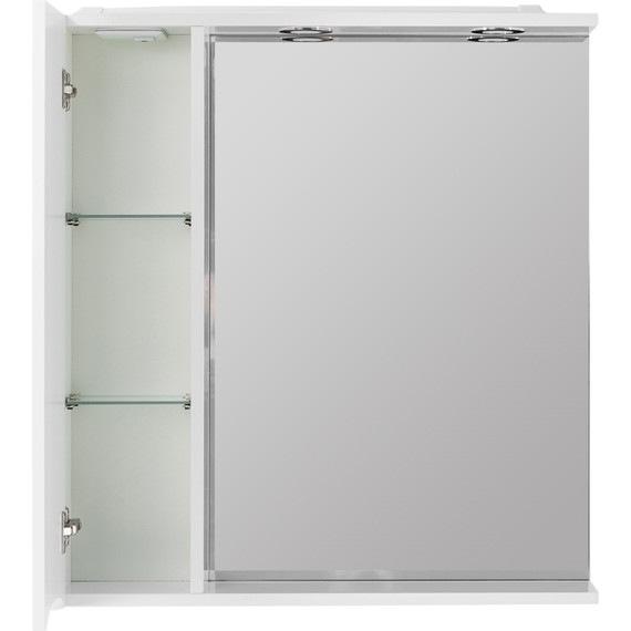 Зеркало-шкаф BelBagno 70 см MARINO-SPC-700/750-1A-BL-P-L, Bianco Lucido - 3 Зеркало-шкаф BelBagno 70 см MARINO-SPC-700/750-1A-BL-P-L, Bianco Lucido фото 3