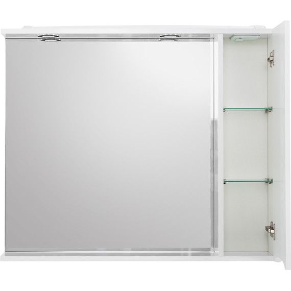 Зеркало-шкаф BelBagno 80 см MARINO-SPC-800/750-1A-BL-P-R, Bianco Lucido - 4 Зеркало-шкаф BelBagno 80 см MARINO-SPC-800/750-1A-BL-P-R, Bianco Lucido фото 4