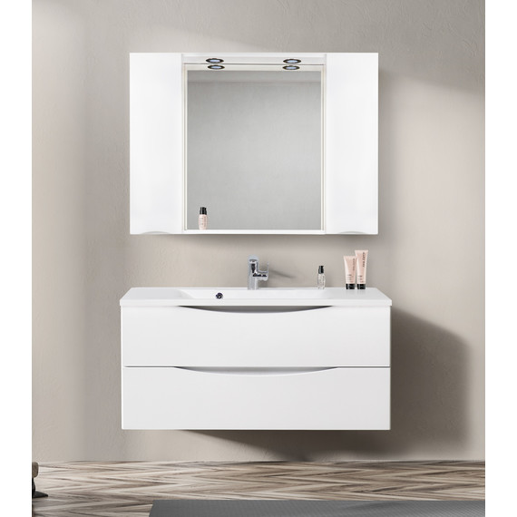 Зеркало-шкаф BelBagno 120 см MARINO-SPC-1200/750-2A-BL-P, Bianco Lucido - 11 Зеркало-шкаф BelBagno 120 см MARINO-SPC-1200/750-2A-BL-P, Bianco Lucido фото 11