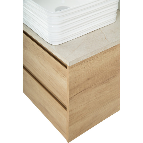 Столешница BelBagno Bellagio 100 см KEP-100-MCO-W0, Marmo Crema Opaco - 4 Столешница BelBagno Bellagio 100 см KEP-100-MCO-W0, Marmo Crema Opaco фото 4