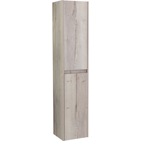 Пенал подвесной BelBagno KRAFT-1600-2A-SC-RGB-L 33 см, Rovere Galifax Bianco фото 2