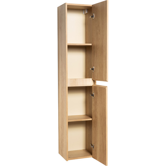 Пенал подвесной BelBagno KRAFT-1600-2A-SC-RNN-L 33 см, Rovere Nebrasca Nature фото 3