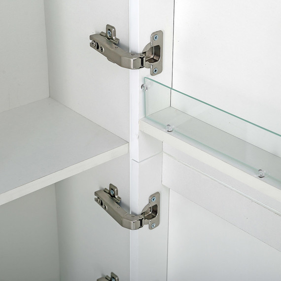 Пенал подвесной BelBagno ETNA-M-1500-2A-SO-BL-R 30 см, Bianco Lucido фото 5