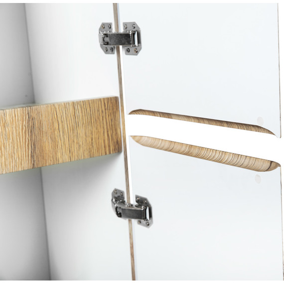 Пенал подвесной BelBagno ALBANO-1600-2A-SC-RR-P 32 см, Rovere Rustico фото 5