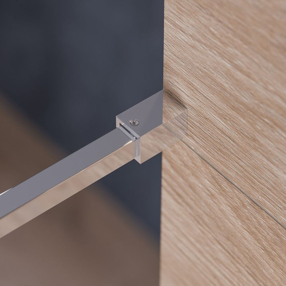 Душевая перегородка Mirsant Walk in 90 см с аксессуарами (стекло 8 мм) хром/матовое - 3 Душевая перегородка Mirsant Walk in 90 см с аксессуарами (стекло 8 мм) хром/матовое фото 3