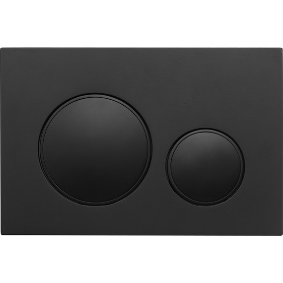 Кнопка смыва Veconi Flush FLV10-B, чёрный матовый фото 