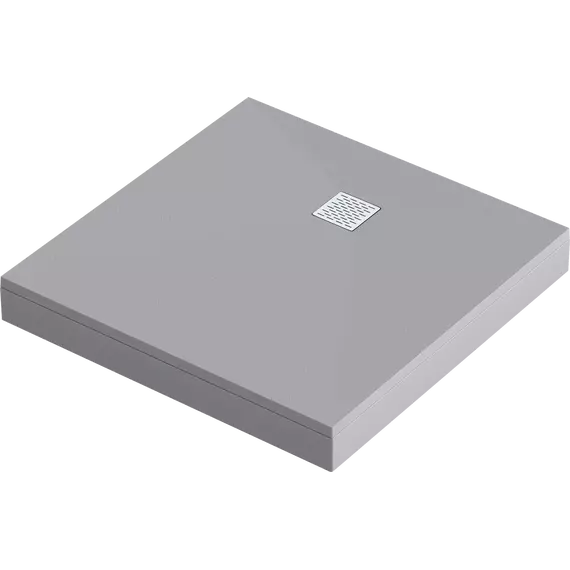 Каменный поддон Bas Essentia 100x100 см, графит (квадратный) фото 2