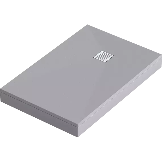 Каменный поддон Bas Essentia 120x70 см, графит - 2 Каменный поддон Bas Essentia 120x70 см, графит фото 2