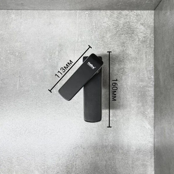 Смеситель для раковины Haiba HB10548-7, черный/хром - 3 Смеситель для раковины Haiba HB10548-7, черный/хром фото 3