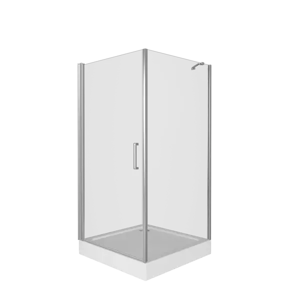 Душевое ограждение Bas Fantasy CR-90-С-CH 90x90 см, хром/прозрачное фото 2