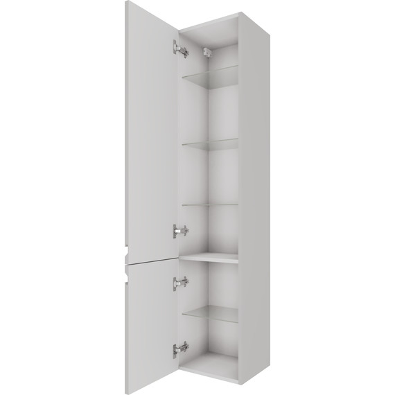 Пенал подвесной Aquatek 35 см AQ70035L-LG, серый туман - 2 Пенал подвесной Aquatek 35 см AQ70035L-LG, серый туман фото 2