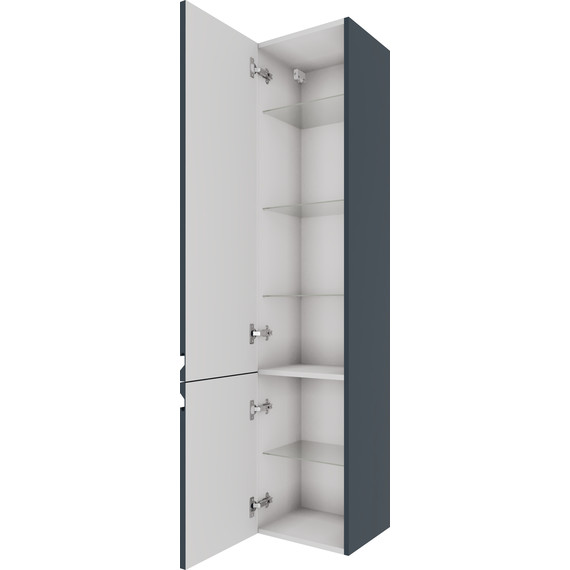 Пенал подвесной Aquatek 35 см AQ70035L-MG, серый матовый - 2 Пенал подвесной Aquatek 35 см AQ70035L-MG, серый матовый фото 2