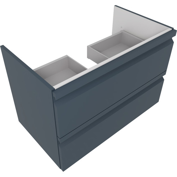 Тумба подвесная с раковиной-столешницей Aquatek 80 см AQ77080-MG, серый матовый - 3 Тумба подвесная с раковиной-столешницей Aquatek 80 см AQ77080-MG, серый матовый фото 3