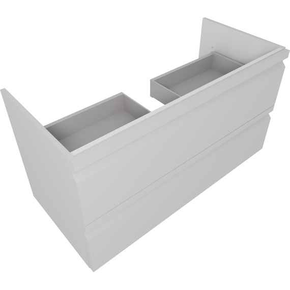 Тумба подвесная с раковиной-столешницей Aquatek 100 см AQ77100-LG, серый туман фото 3