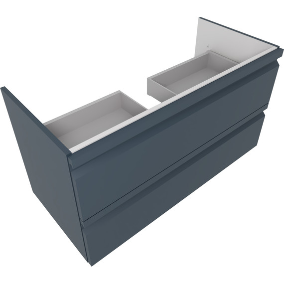 Тумба подвесная с раковиной-столешницей Aquatek 100 см AQ77100-MG, серый матовый фото 3