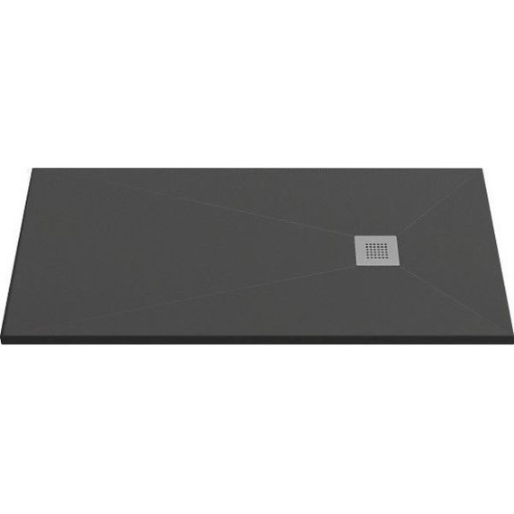 Каменный поддон Bas Essentia 120x90 см, чёрный - 4 Каменный поддон Bas Essentia 120x90 см, чёрный фото 4