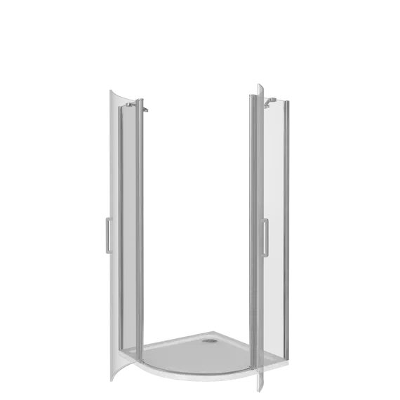 Душевое ограждение Bas Pandora R-120-C-CH 120x80 см, хром/прозрачное - 2 Душевое ограждение Bas Pandora R-120-C-CH 120x80 см, хром/прозрачное фото 2