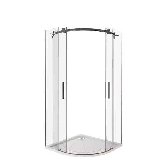 Душевое ограждение Bas Galaxy R-TD-90-C-B 90x90 см, чёрный/прозрачное - 3 Душевое ограждение Bas Galaxy R-TD-90-C-B 90x90 см, чёрный/прозрачное фото 3