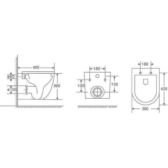 Инсталляция с подвесным унитазом комплект: Grohe Rapid SL 38772001 с подвесным безободковым унитазом Azario Trevi AZ-0093UQ3 TORNADO сиденье микролифт, крепление, кнопка смыва хром - 17 Инсталляция с подвесным унитазом комплект: Grohe Rapid SL 38772001 с подвесным безободковым унитазом Azario Trevi AZ-0093UQ3 TORNADO сиденье микролифт, крепление, кнопка смыва хром фото 17
