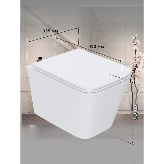 Унитаз подвесной безободковый Sintesi Balti SIN-TS-BLT-172 с крышкой микролифт (система смыва Торнадо) - 17 Унитаз подвесной безободковый Sintesi Balti SIN-TS-BLT-172 с крышкой микролифт (система смыва Торнадо) фото 17