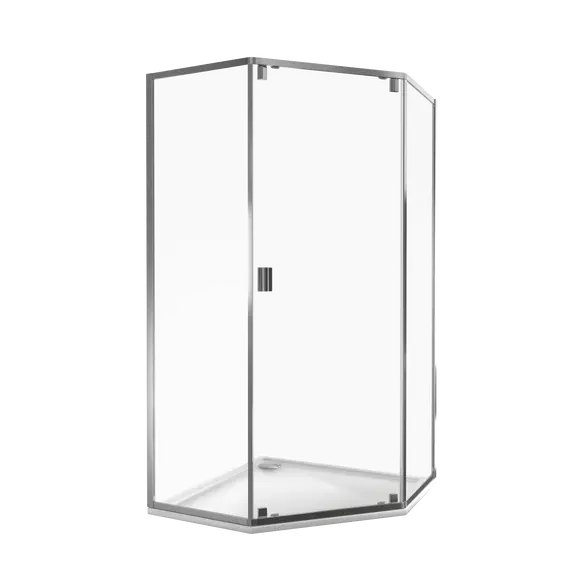 Душевое ограждение Bas Infinity SHW-90-C-CH 90x90 см, хром/прозрачное фото 2