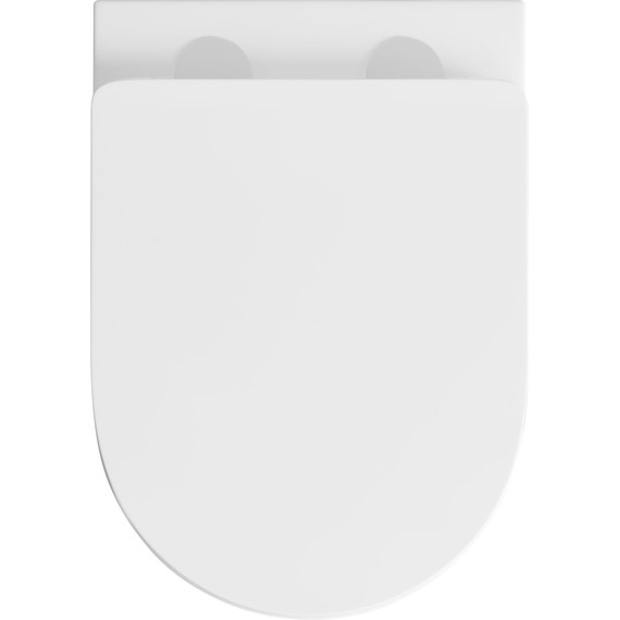 Унитаз подвесной безободковый Aquatek Таурус AQ1580T-00 с тонкой крышкой микролифт (система смыва Торнадо) фото 4