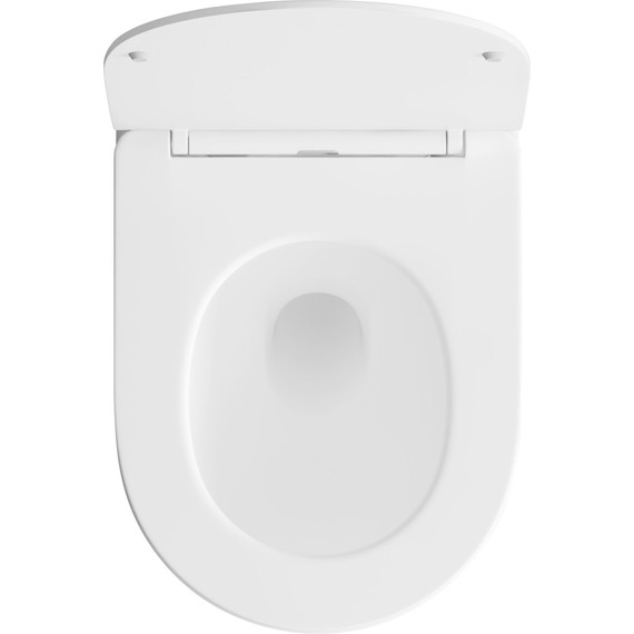 Унитаз подвесной безободковый Aquatek Таурус AQ1580T-00 с тонкой крышкой микролифт (система смыва Торнадо) фото 7