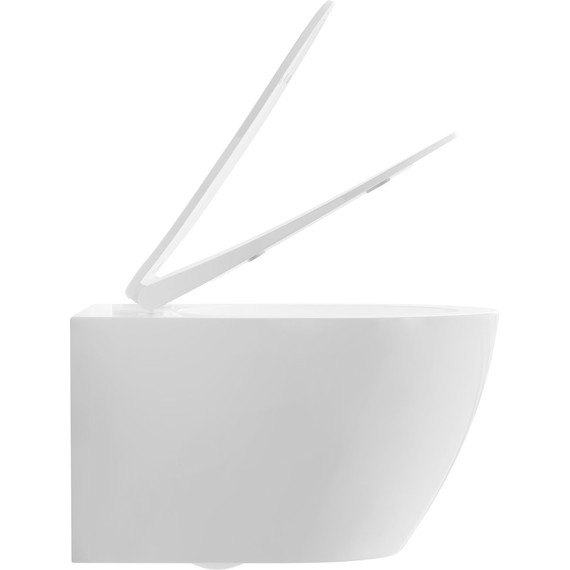 Унитаз подвесной безободковый Aquatek Сириус AQ1582T-00 с крышкой микролифт (система смыва Торнадо) - 7 Унитаз подвесной безободковый Aquatek Сириус AQ1582T-00 с крышкой микролифт (система смыва Торнадо) фото 7