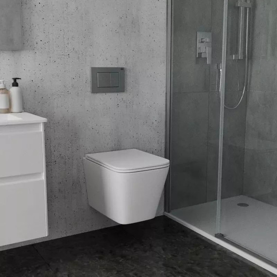 Инсталляция с подвесным унитазом комплект: Grohe Rapid SL 38772001 с подвесным безободковым унитазом Sintesi Balti SIN-TS-BLT-172 сиденье микролифт, крепление, кнопка смыва хром (система смыва Торнадо) - 14 Инсталляция с подвесным унитазом комплект: Grohe Rapid SL 38772001 с подвесным безободковым унитазом Sintesi Balti SIN-TS-BLT-172 сиденье микролифт, крепление, кнопка смыва хром (система смыва Торнадо) фото 14