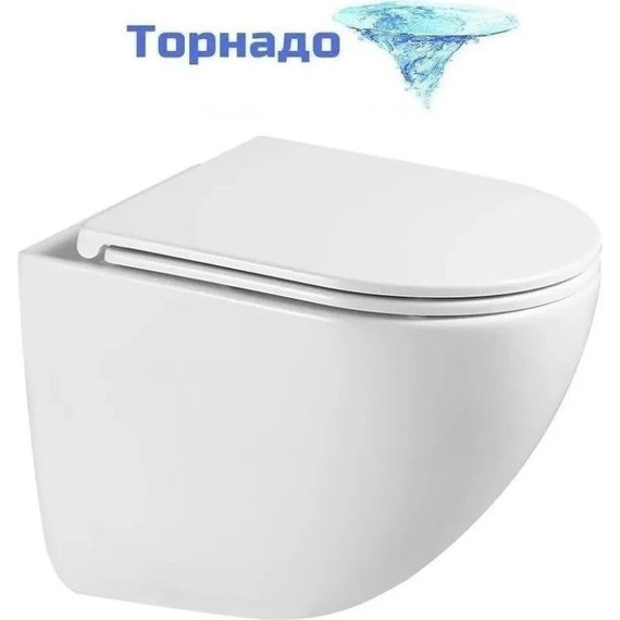 Инсталляция с подвесным унитазом комплект: Grohe Rapid SL 38772001 с подвесным безободковым унитазом Sintesi Ellipse SIN-TS-ELL-153 сиденье микролифт, крепление, кнопка смыва хром (система смыва Торнадо) - 2 Инсталляция с подвесным унитазом комплект: Grohe Rapid SL 38772001 с подвесным безободковым унитазом Sintesi Ellipse SIN-TS-ELL-153 сиденье микролифт, крепление, кнопка смыва хром (система смыва Торнадо) фото 2