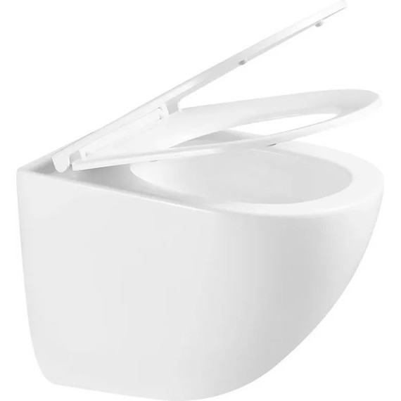 Инсталляция с подвесным унитазом комплект: Grohe Rapid SL 38772001 с подвесным безободковым унитазом Sintesi Ellipse SIN-TS-ELL-153 сиденье микролифт, крепление, кнопка смыва хром (система смыва Торнадо) - 4 Инсталляция с подвесным унитазом комплект: Grohe Rapid SL 38772001 с подвесным безободковым унитазом Sintesi Ellipse SIN-TS-ELL-153 сиденье микролифт, крепление, кнопка смыва хром (система смыва Торнадо) фото 4