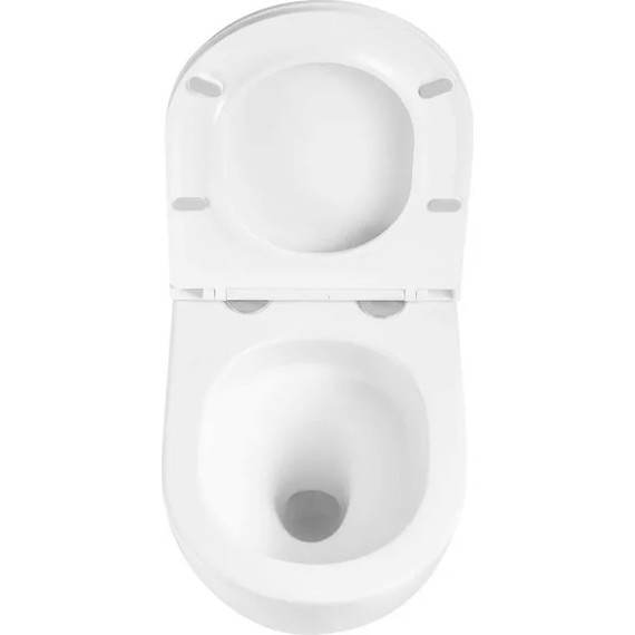 Инсталляция с подвесным унитазом комплект: Grohe Rapid SL 38772001 с подвесным безободковым унитазом Sintesi Ellipse SIN-TS-ELL-153 сиденье микролифт, крепление, кнопка смыва хром (система смыва Торнадо) - 6 Инсталляция с подвесным унитазом комплект: Grohe Rapid SL 38772001 с подвесным безободковым унитазом Sintesi Ellipse SIN-TS-ELL-153 сиденье микролифт, крепление, кнопка смыва хром (система смыва Торнадо) фото 6