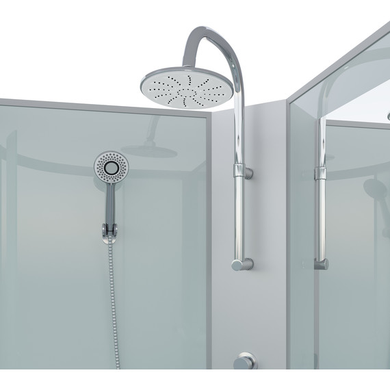 Душевая кабина Niagara 130x90 см NG-33394-14RBKT, серебро/матовое - 4 Душевая кабина Niagara 130x90 см NG-33394-14RBKT, серебро/матовое фото 4