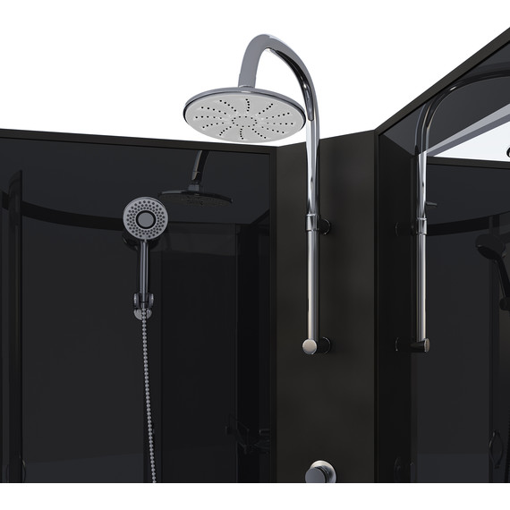 Душевая кабина Niagara 90x90 см NG-6501-14BKT, чёрный/тонированное фото 4