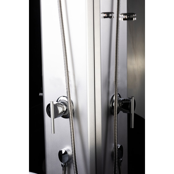 Душевая кабина Niagara 100x80 см E100/80/40R/TN/BK, хром/тонированное фото 10