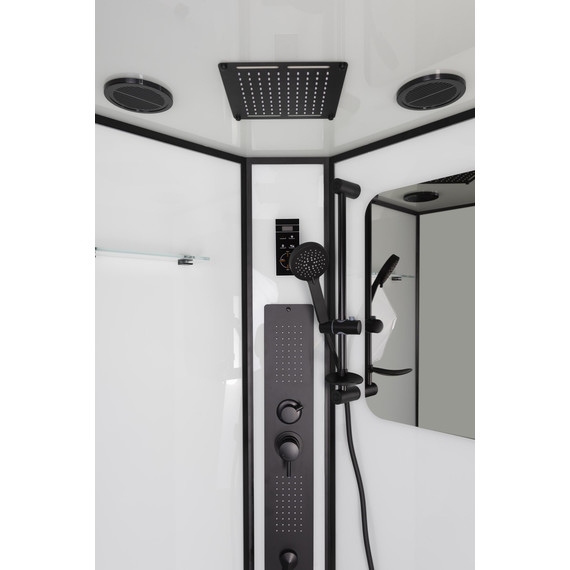 Гидробокс Niagara 90x90 см 69010134GBLACK, чёрный/тонированное фото 3