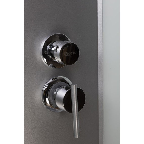 Гидробокс Niagara 80x80 см 23071424F, серебро/матовое фото 5