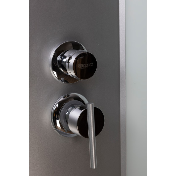 Душевая кабина Niagara 90x90 см NG-2308-14BKT, серебро/матовое фото 6