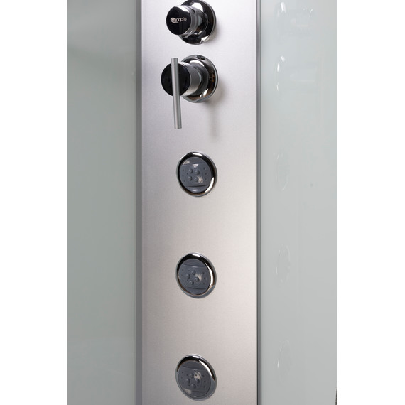 Гидробокс Niagara 90x90 см 23081424BKTG, серебро/матовое фото 16