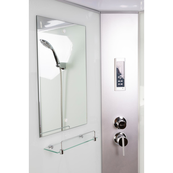 Душевая кабина Niagara 80x80 см 23071424P, серебро/матовое фото 4