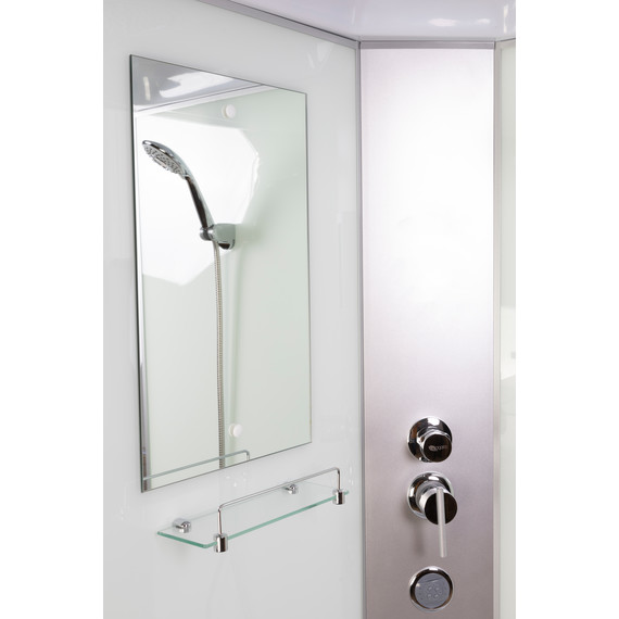 Гидробокс Niagara 80x80 см 23071424G, серебро/матовое фото 4