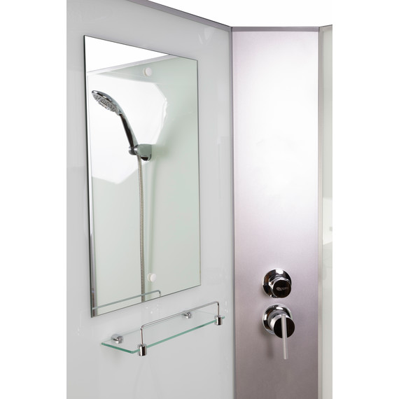 Душевая кабина Niagara 90x90 см NG-2308-14BK, серебро/матовое фото 4